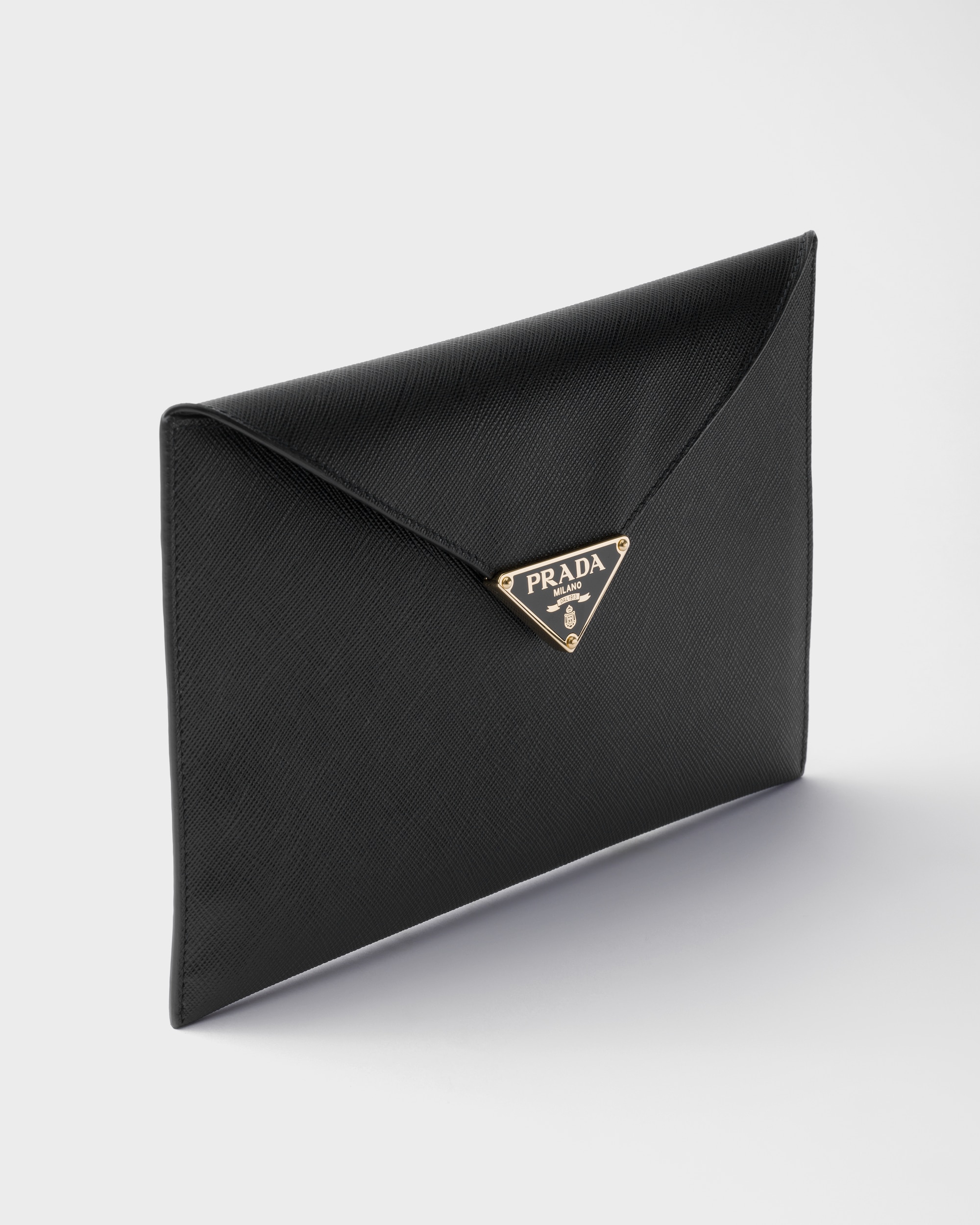 Prada Saffiano leather envelope clutch - Image 4